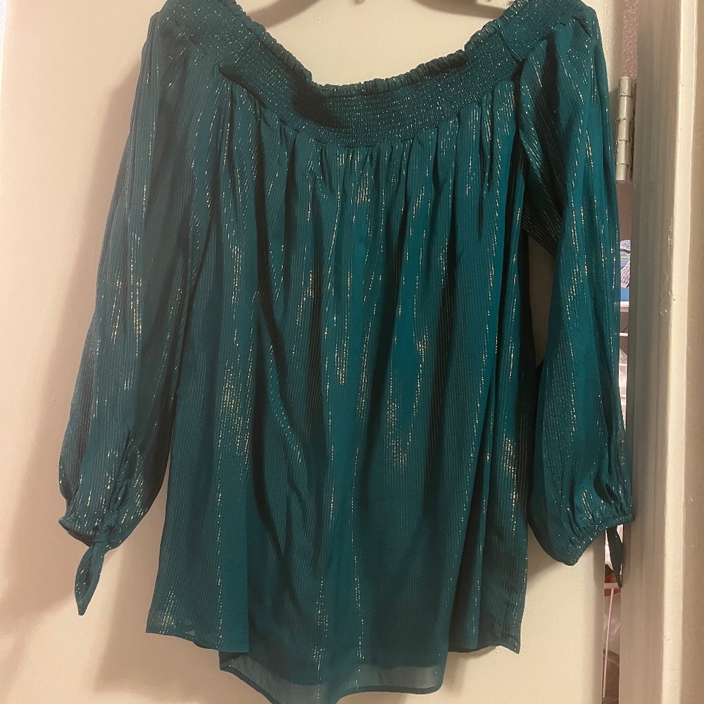 Lilly Pulitzer Maryellen Top Brand New Valencia Teal